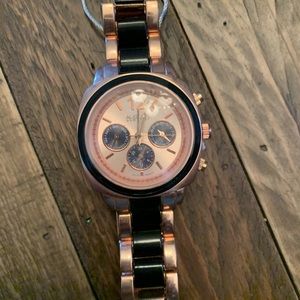 August Steiner Women's AS8062RG Resin Swiss Quartz Multi-Function Bracelet Watch